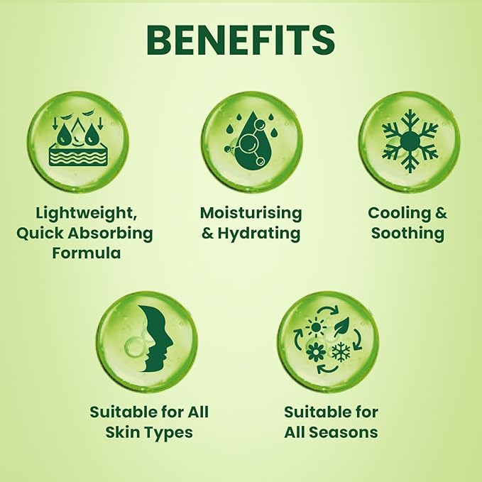 Natures Essence Aloevera & Peppermint Oil Moisturising Beauty Gel (150gm)