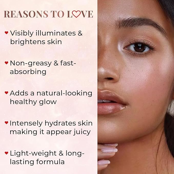 Just Herbs Lumi Glow Strobe Cream with Lotus & Sandalwood (Moonlit Gleam, 30 g)