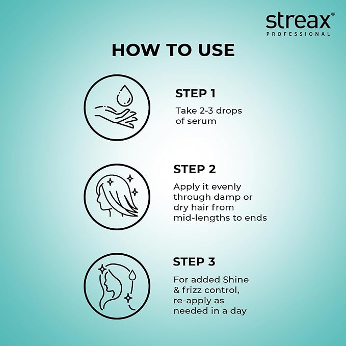 Streax Professional Vitariche Gloss Hair Serum (45 ml)
