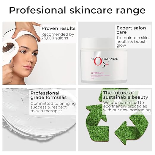 O3+ D-Tan Pack for Instant Skin Brightening and Lightening De Tan Removal Suitable for All Skin Types