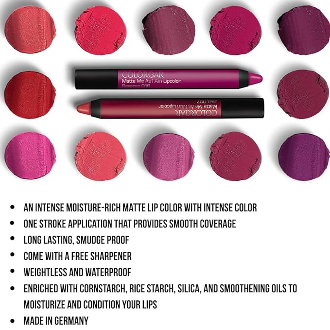 Colorbar Matte Me As I Am Lipcolor - 015 Stroke (2.8gm)