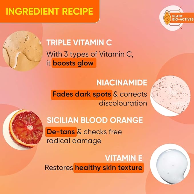 Dot & Key Vitamin C + E Super Bright Body Lotion for Deep Nourishing & Visibly Glowing Skin | Reduces Dark Spots & Tanning 250ml