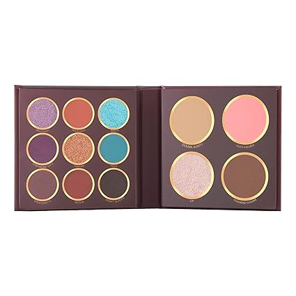 MARS The City Paradise Makeup Kit | Highly Pigmented and Blendable | 9 Eyeshadow Palette with 1 Highlighter, Blusher, Bronzer & Compact Powder