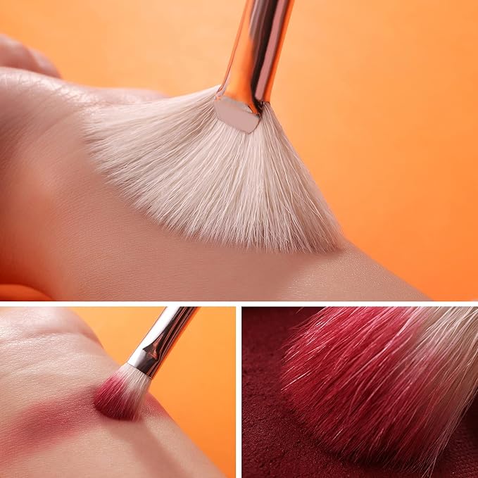 BEILI Makeup Brushes 20Pcs Professional Makeup Brush Set Original Natural-Synthetic Kabuki Foundation Face Powder Highlighter Contour Eye Shadow Eyebrow Eyeliner Make Up Brush Tool