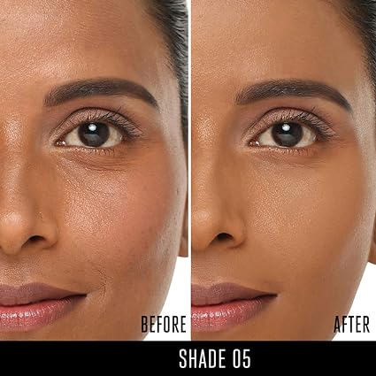 Lakme Invisible Finish SPF 8 Liquid Foundation, Shade 05, 25ml, Full Coverage Foundation with Natural Finish, Ultra Light Water Based Foundation