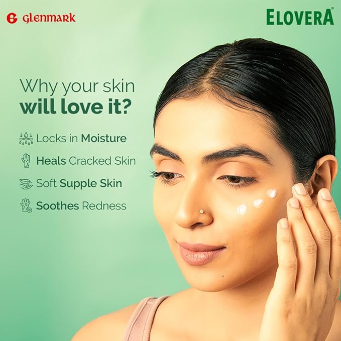 Elovera Moisturising Cream 75g | For Dry Skin | with Aloe Vera & Vitamin E | Protects, Nourishes and Repairs Skin