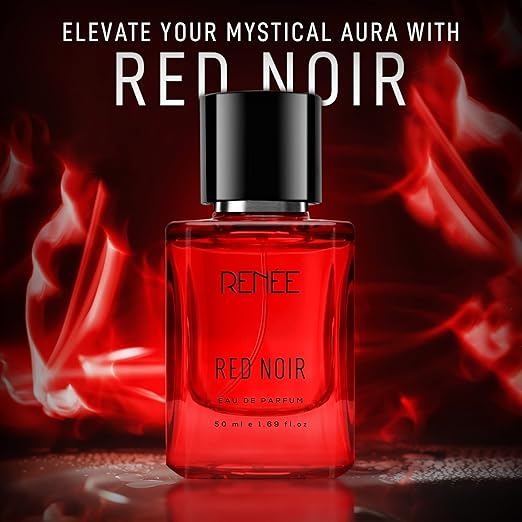 RENEE Red Noir Eau De Parfum 50ml, Bold Long Lasting Premium Luxury Fragrance with Fruity, Floral & Spicy Notes, Gift For All Occasions