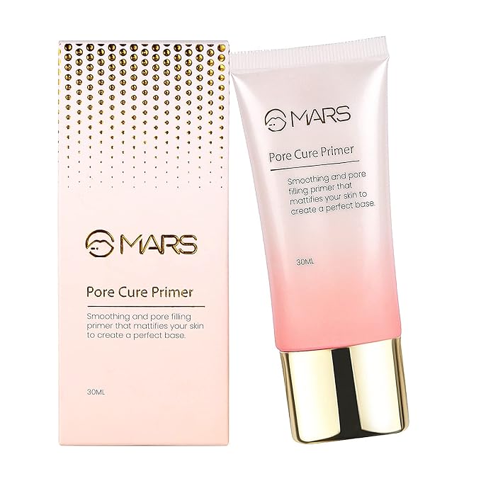 MARS Pore Cure Long Lasting Makeup Primer, Transparent, 30 ml