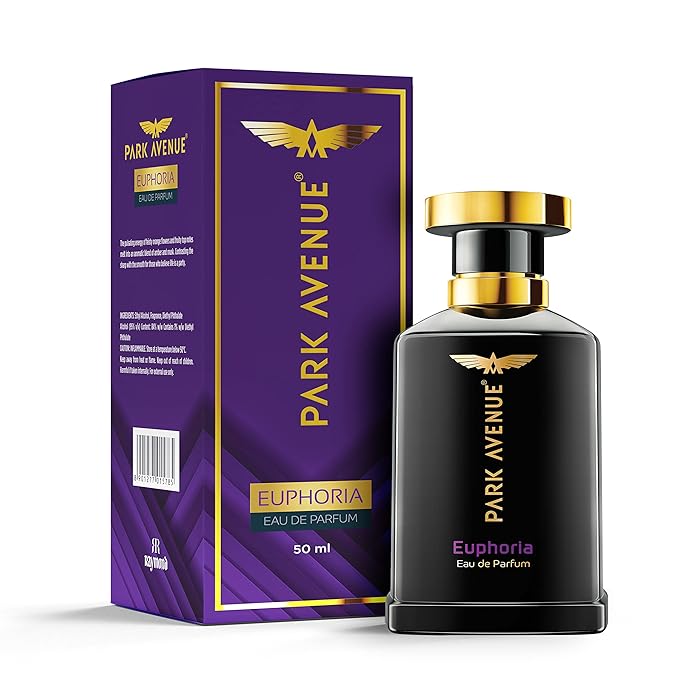 Park Avenue Euphoria, Eau De Parfum Men, 50Ml Long Lasting Liquid Perfume For Men Premium Luxury Fragrance Scent Aromatic Blend Of Amber & Musk