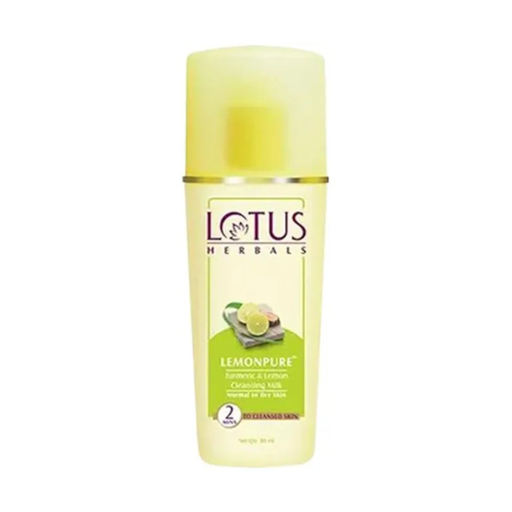 Lotus Herbals Lemonpure Turmeric & Lemon Cleansing Milk, 80 ml