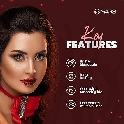 MARS 12 Shades Dance of Joy Eyeshadow Palette | Highly Pigmented and Blendable | Multicolor | Matte and Shimmer Finish 01