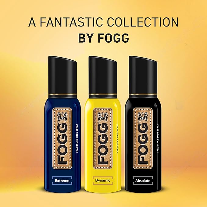 Fogg Fantastic Extreme No Gas Deodorant for Men, Long-Lasting Perfume Body Spray, 150 ml