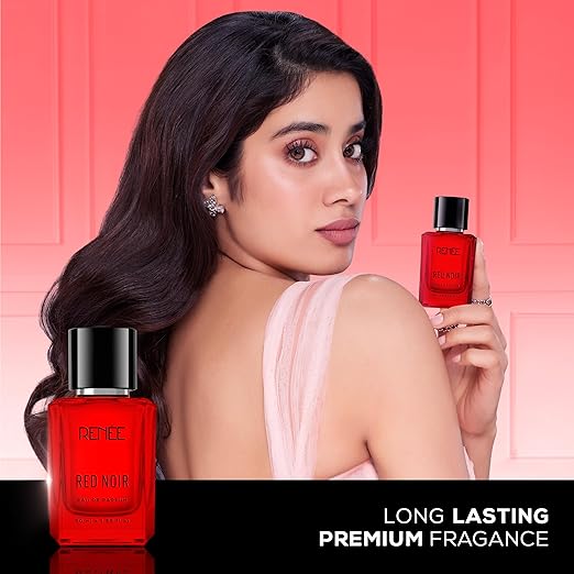 RENEE Red Noir Eau De Parfum 50ml, Bold Long Lasting Premium Luxury Fragrance with Fruity, Floral & Spicy Notes, Gift For All Occasions