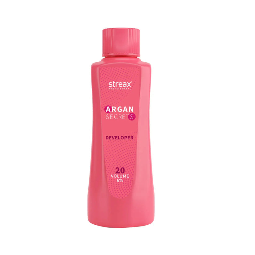 Streax Professional Developer for Argan Secrets Colourant - 20 Volume 6% (1000ml)