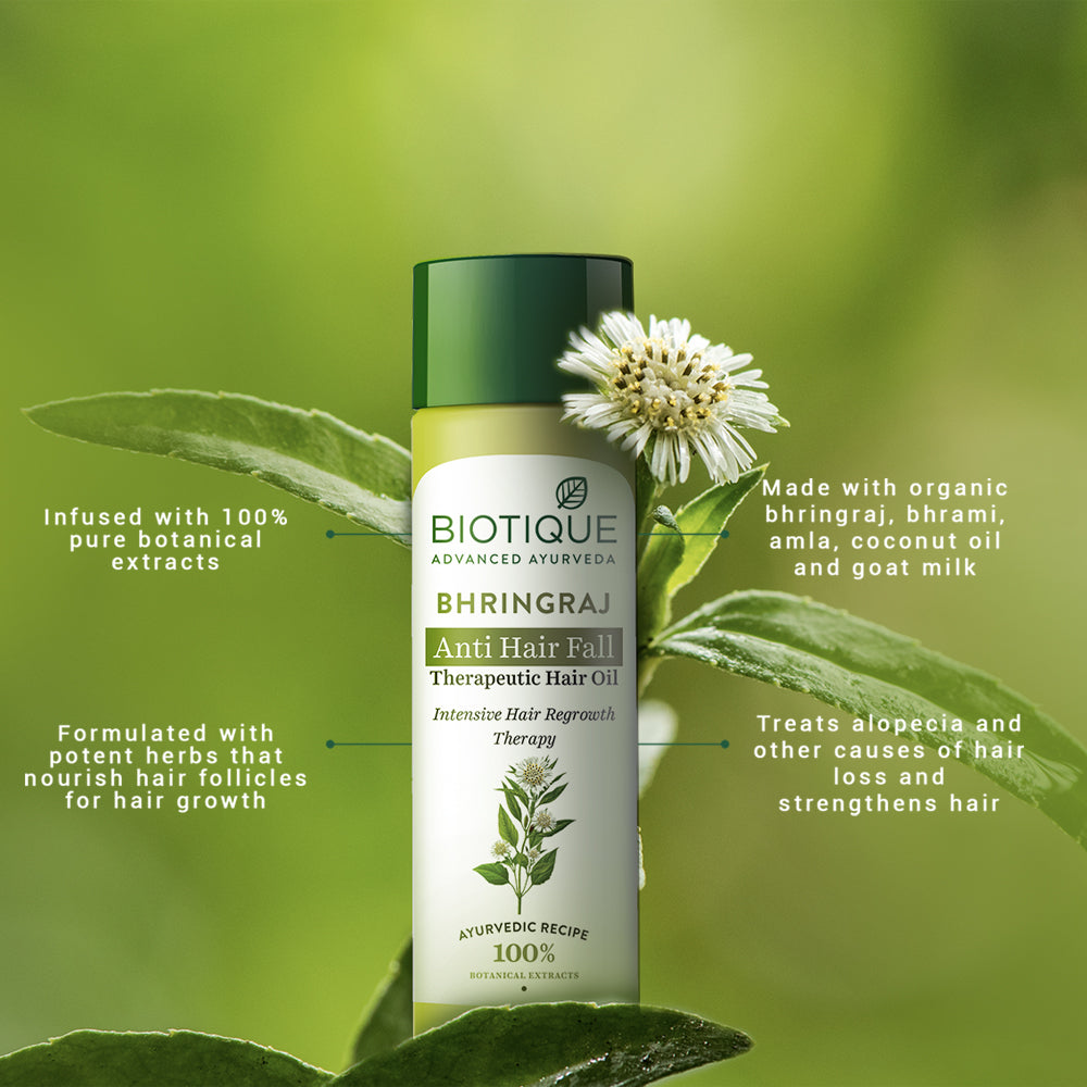Biotique Bio Bhringraj Therapeutic Oil For Falling Hair (200ml)