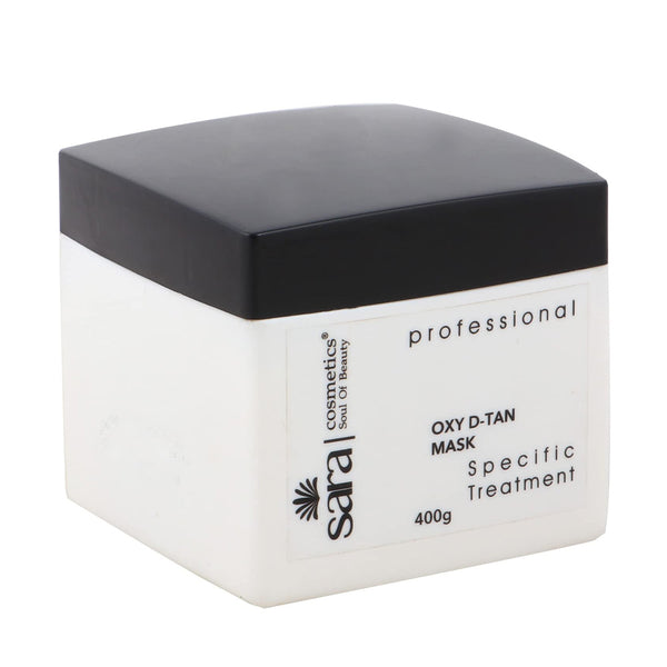 SARA SOUL OF BEAUTY Oxy D-Tan Mask Cream for Tan Removal and Skin Tone Correction Oily and Blemish Prone Skin Cosmetic Product (400 g)