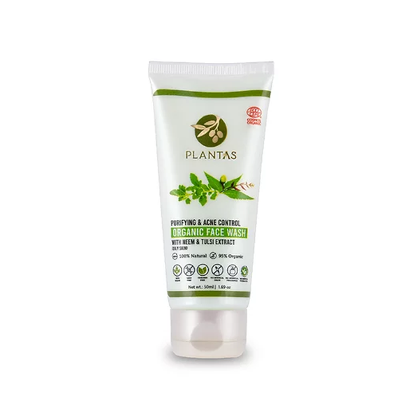 Plantas Organic Face Wash - Purifying & Acne Repair 50ml