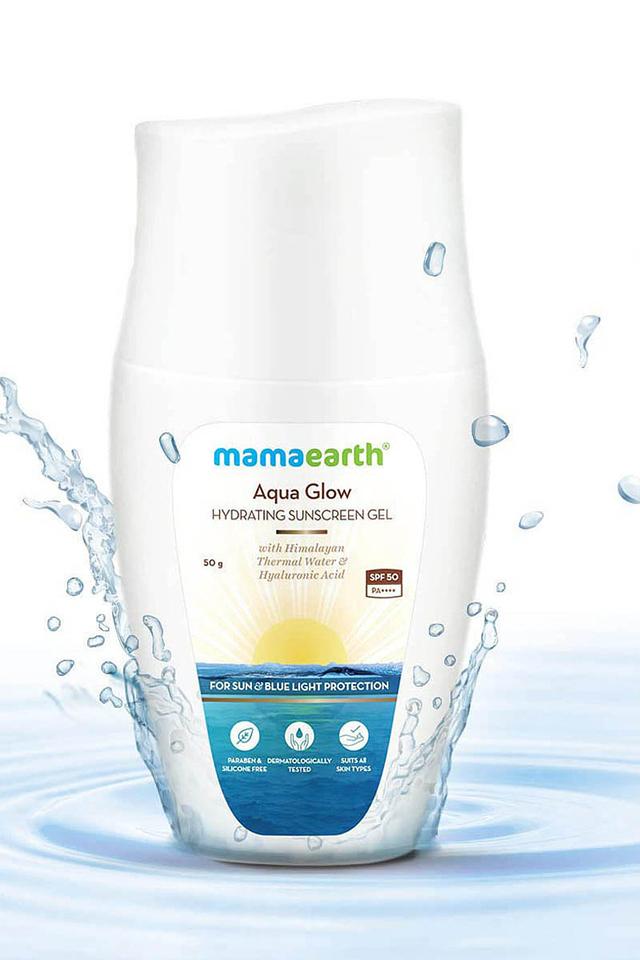 Mamaearth Aqua Glow Hydrating Sunscreen Gel With Himalayan Thermal Water & Hyaluronic Acid (50gm)