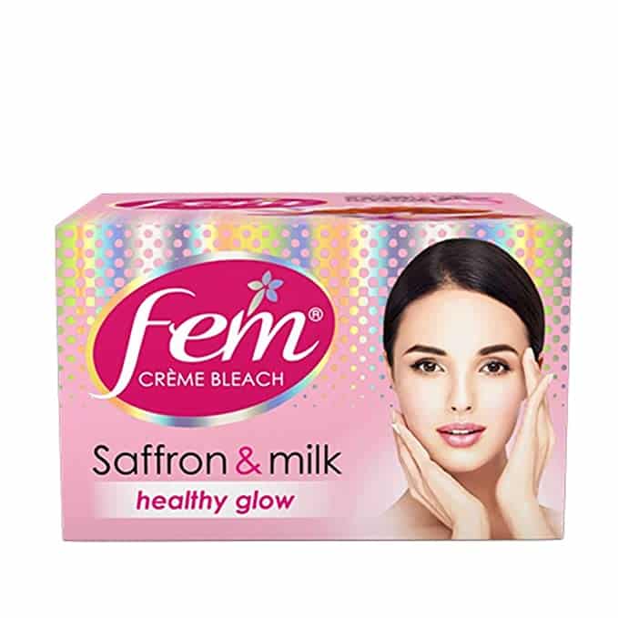Fem Saffron & Milk Healthy Glow Creme Bleach 314gm