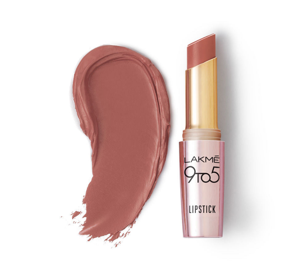 Lakme 9 To 5 Primer + Matte Lipstick - MP9 Nude Touch (3.6g)
