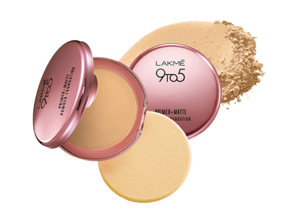 Lakme 9 to 5 Primer + Matte Powder Foundation Compact - Ivory Cream (9gm)