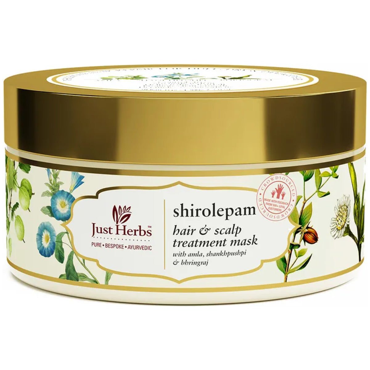 Just Herbs Moisturising Hair Mask with Amla and Shankhpushpi 200gm