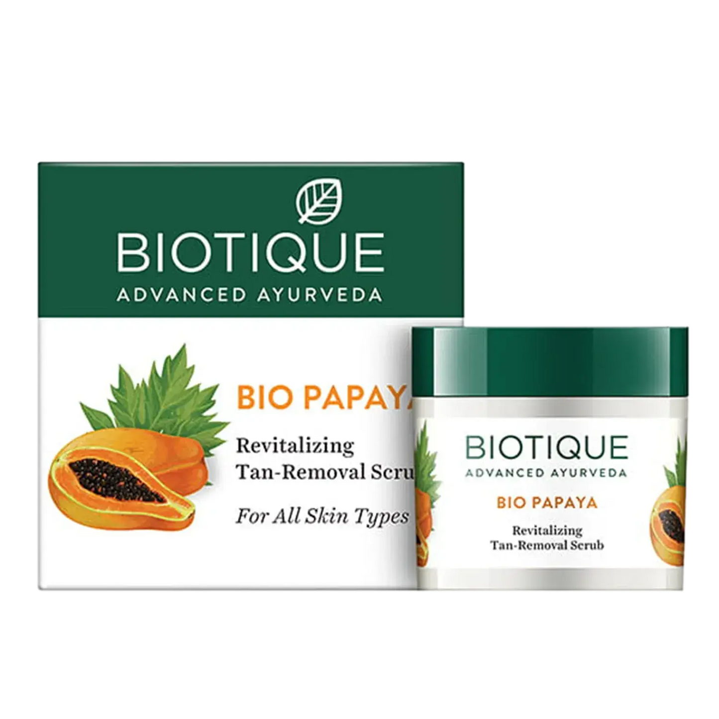 Biotique Bio Papaya Revitalizing Tan Removal Scrub (75gm)