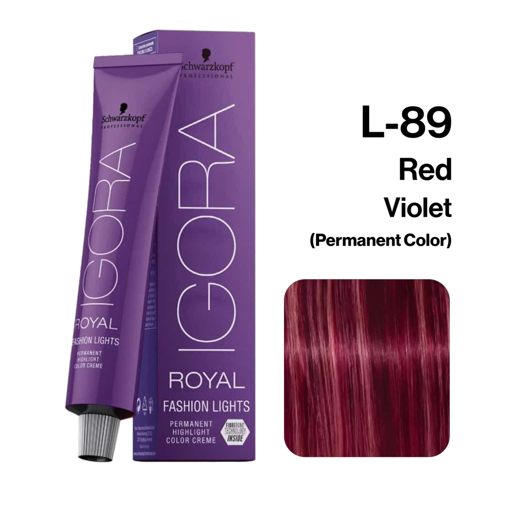 Schwarzkopf Igora Royal Hair Color, L-89 Red Violet 60ml