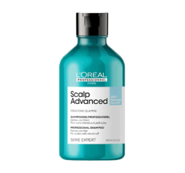 L’Oréal Professionnel Scalp Advanced Anti-Dandruff Dermo-Clarifier Shampoo (300 ml) Removes Dandruff