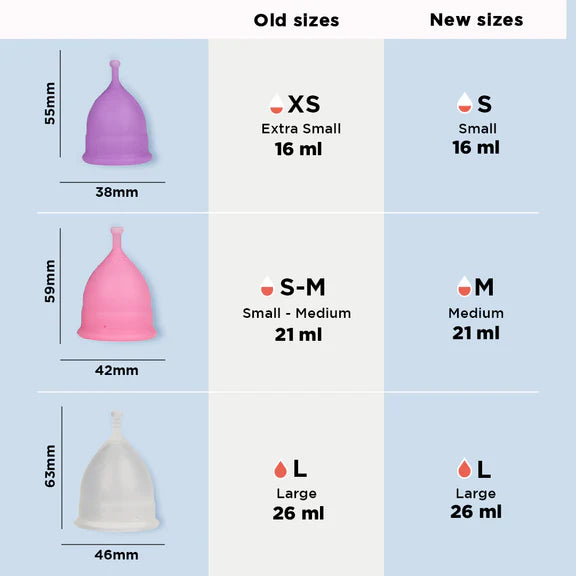 Pee Safe Reusable Menstrual Cups - Small, 1 pc