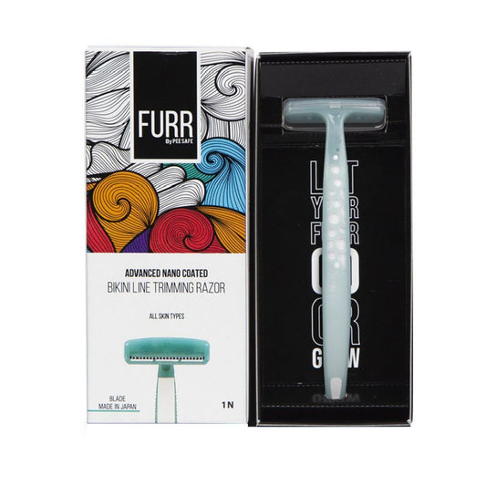 Furr by Pee Safe Bikini Line Trimming Razor | For Painless Body Hair Removal Count 1
