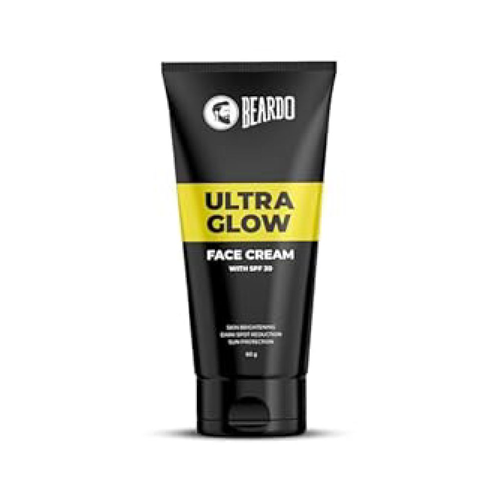 Beardo Ultraglow All In One Face Cream - SPF 30, Skin Brightening, Dark Spot Reduction, For Men, 60 g