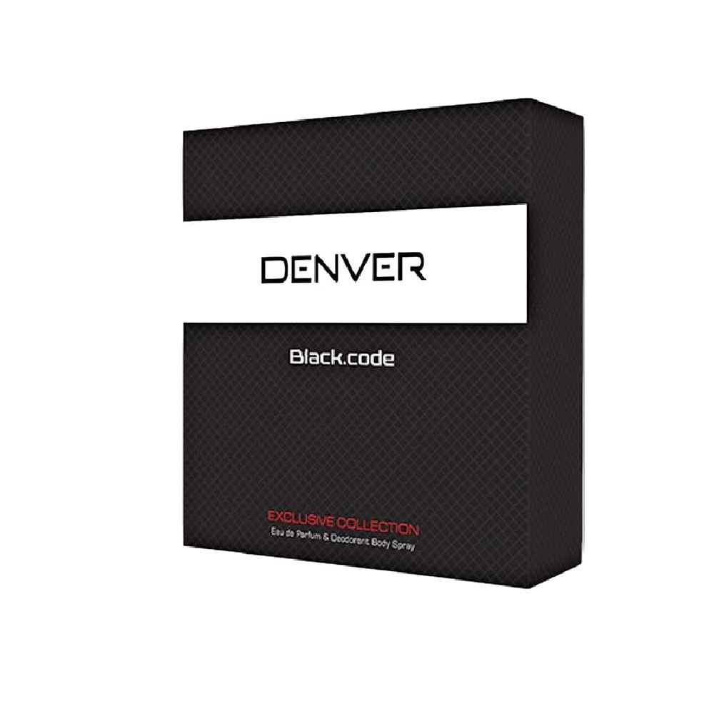 Denver Black Code Gift Pack Perfume & Deo Spray ForMen, 210ml