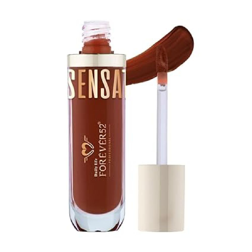 Forever52 Daily Life Sensational Lip Long-Lasting & Smudge-Proof Matte Liquid Lipstick (Maple Brown-17, 6Ml)