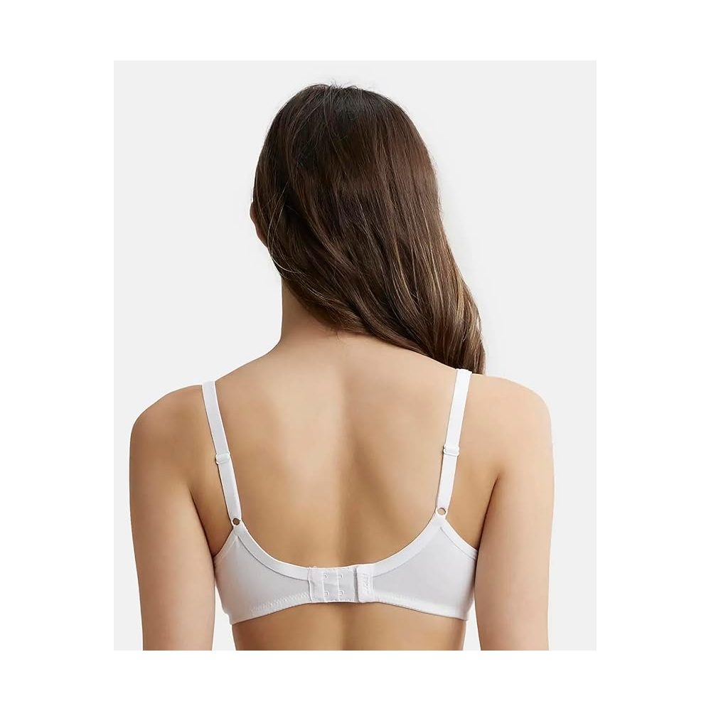 Jockey 1722 Women's Wirefree Non Padded Super Combed Cotton Elastane Stretch Medium Coverage 34B