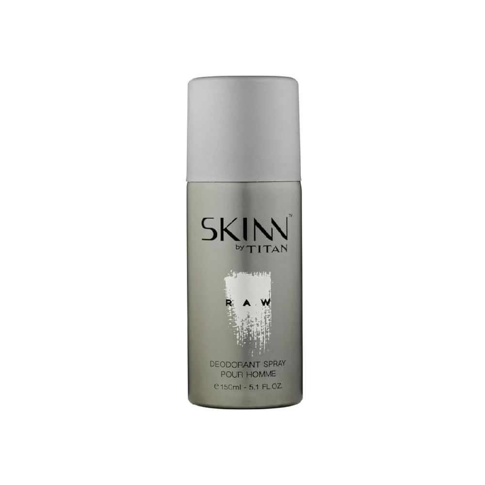 Skinn By Titan Raw Long-lasting Deodorant Spray For Men - 150 mL