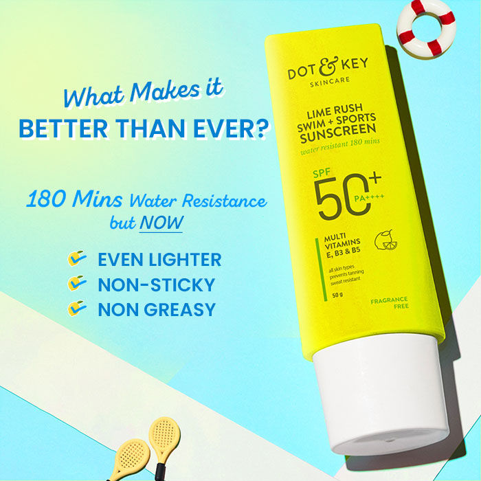 Dot & Key Lime Rush Swim + Sports Sunscreen SPF 50+ PA++++ (50g)
