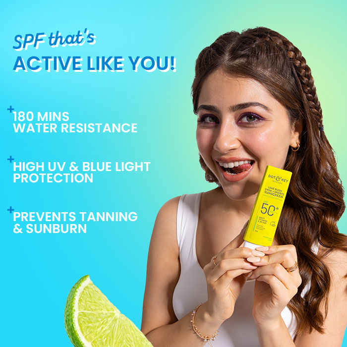 Dot & Key Lime Rush Swim + Sports Sunscreen SPF 50+ PA++++ (50g)