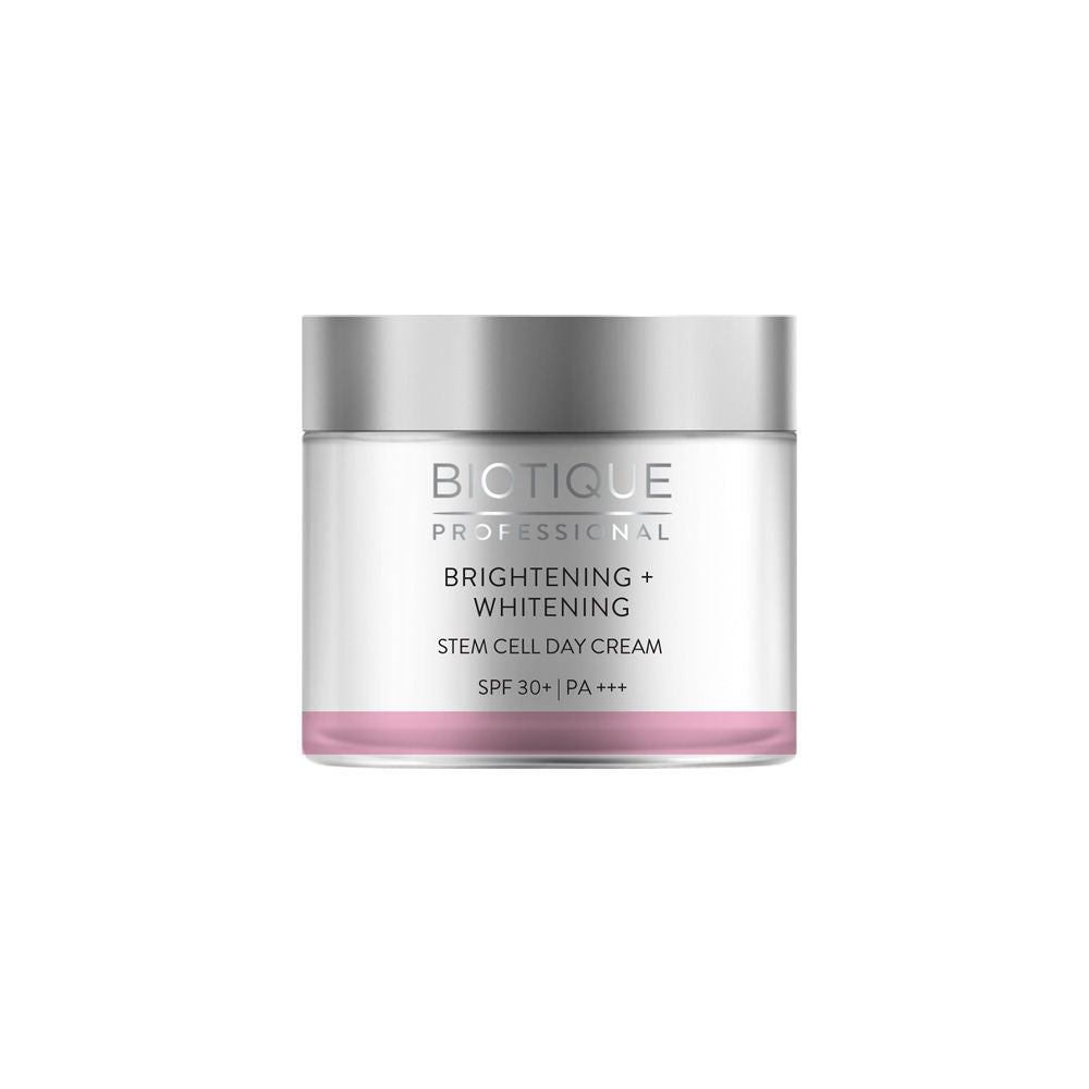 Biotique Professional Brightening + Whitening Stem Cell Day Cream SPF 30 (50g)