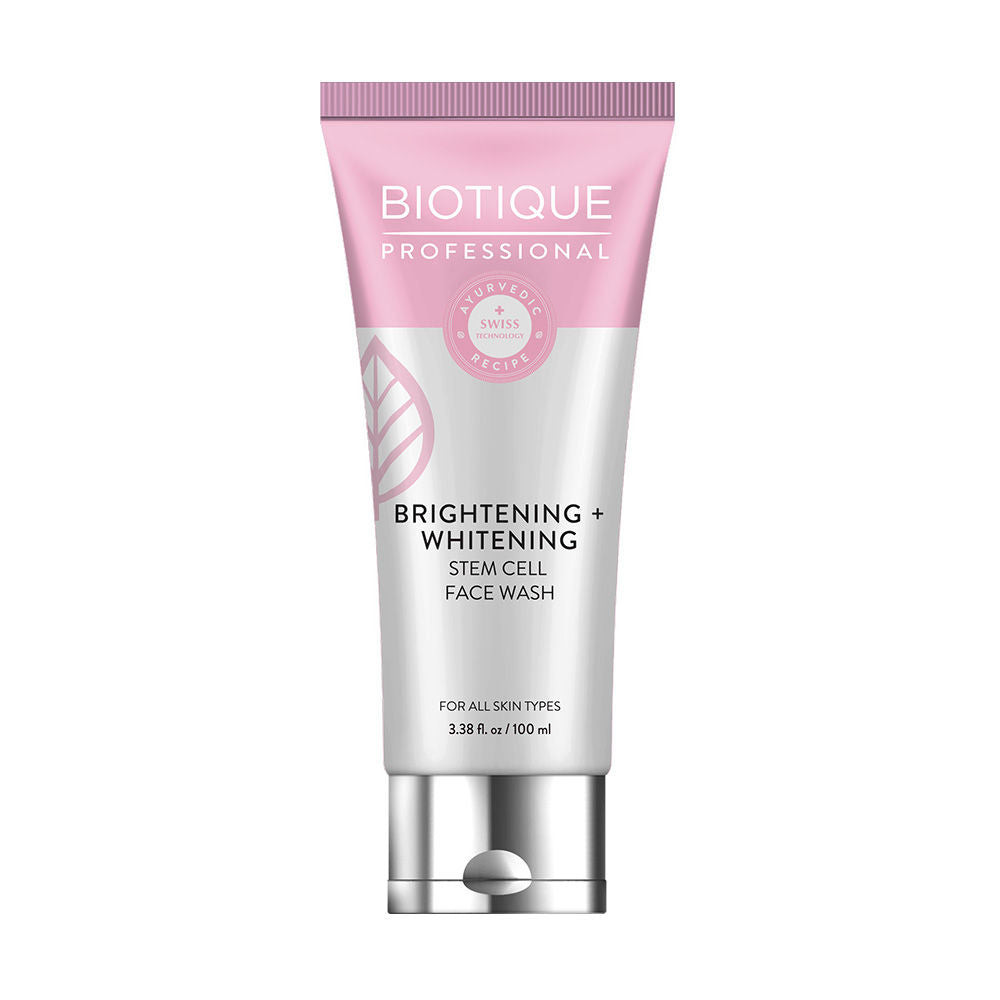 Biotique Professional Brightening + Whitening Stem Cell Face Wash (100ml)