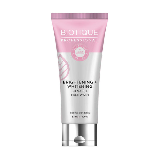 Biotique Professional Brightening + Whitening Stem Cell Face Wash (100ml)