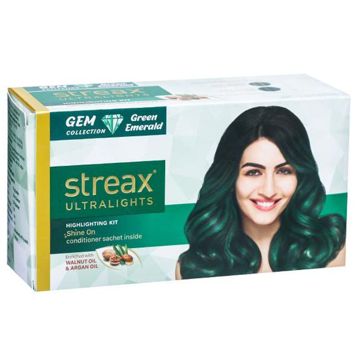 Streax Ultralights Gem Collection - Green Emerald (40gm+ 20ml)