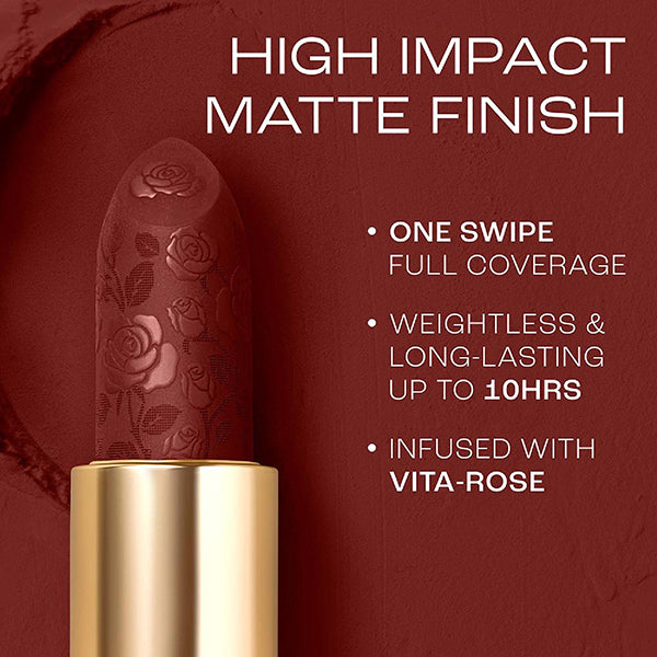 Lakme Rouge Bloom Powder Matte Bullet Scarlet Rose 209