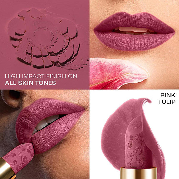 Lakme Rouge Bloom Powder Matte Bullet Pink Poppy 202