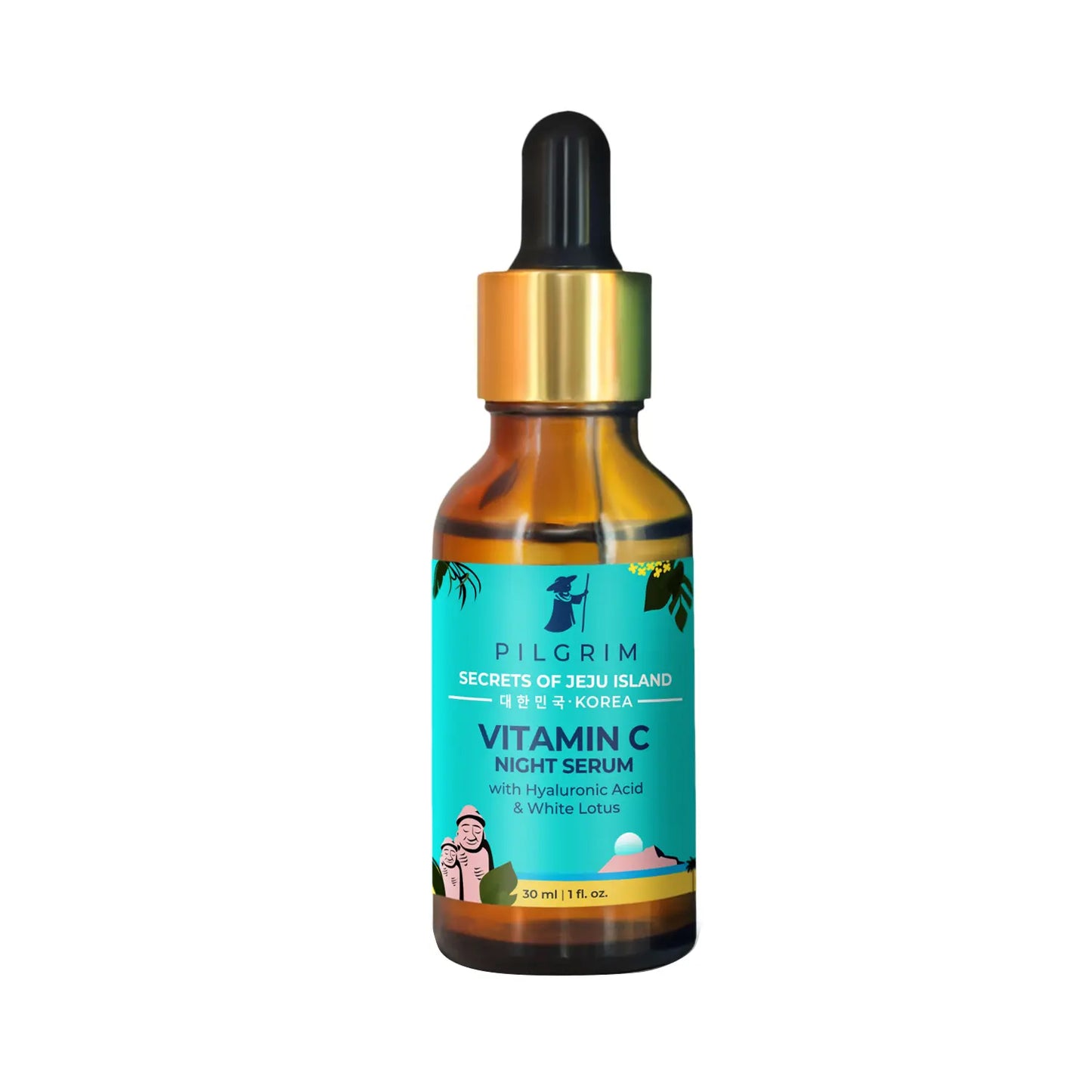 Pilgrim Vitamin C Night Serum With Hyaluronic Acid & White Lotus (30ml)