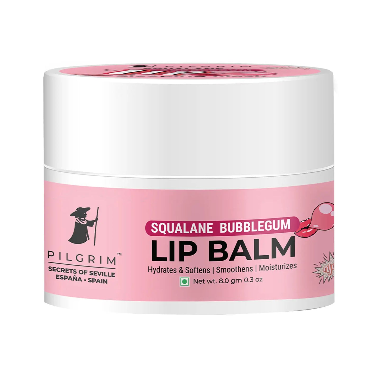 Pilgrim Squalane Bubblegum Lip Balm (8g)