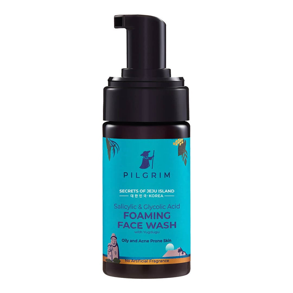 Pilgrim Salicylic & Glycolic Acid Foaming Face Wash 120 ml