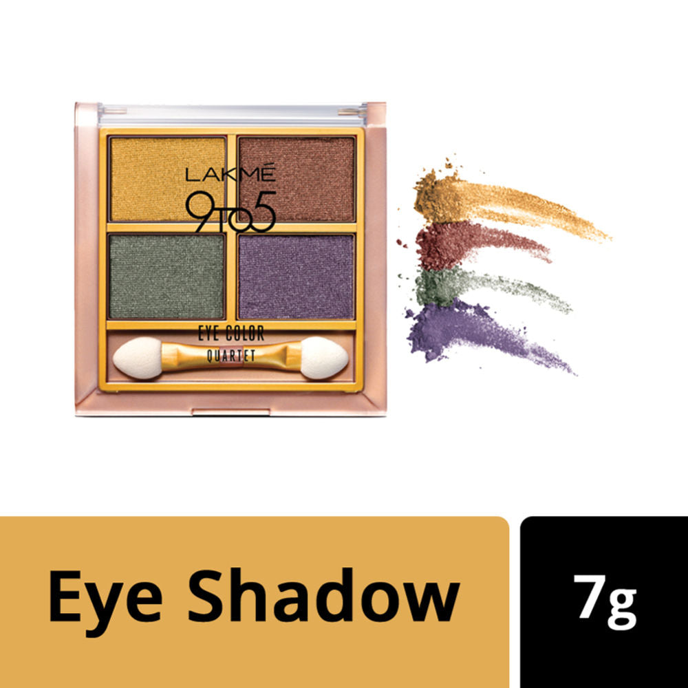Lakme 9 To 5 Eye Quartet Eyeshadow - Tanjore Rush (7gm)