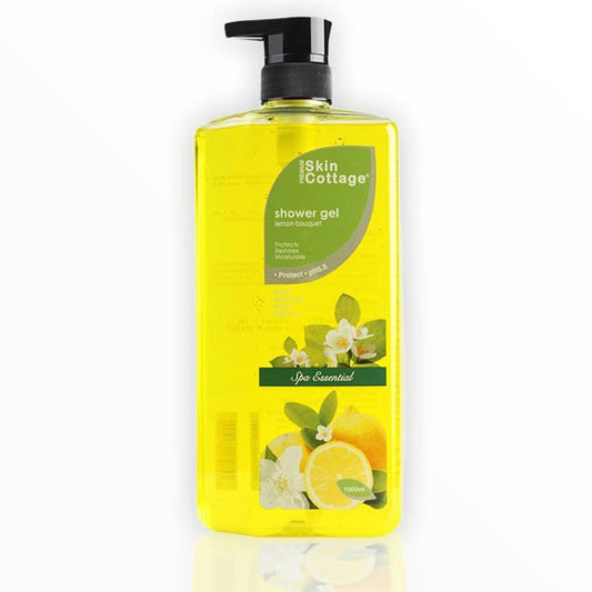 Skin Cottage Spa Essential Lemon Bouquet Shower Gel  (1000 ml)