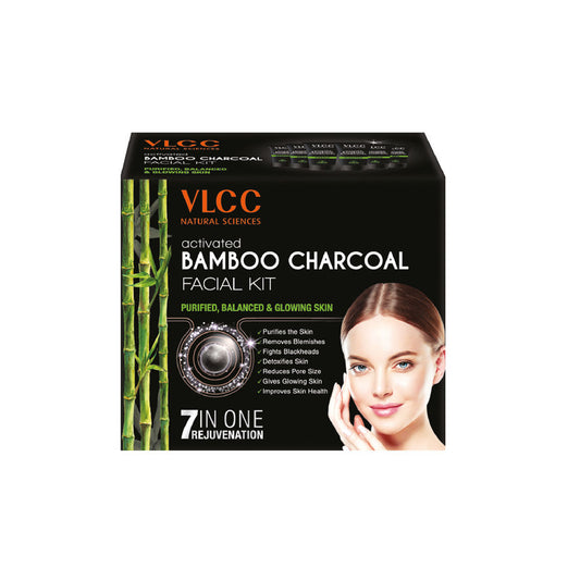 VLCC Activated Bamboo Charcoal Facial Kit 7 In 1